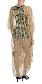 Golden Floral Lace Kaftan Soss