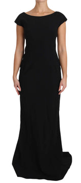 Elegante abito maxi nero