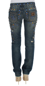 Enchanted Sicily Crystal Embellished Jeans