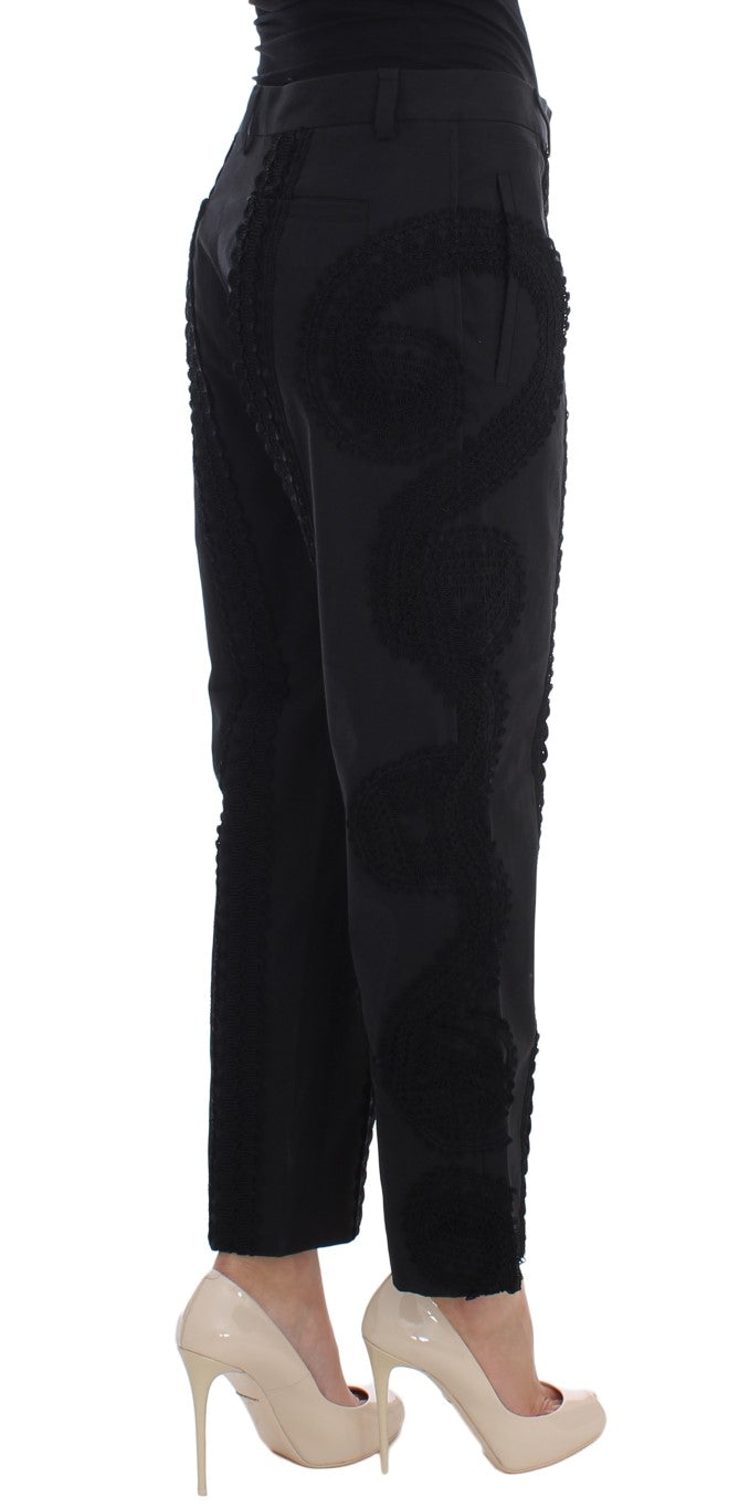 Eleganti pantaloni Black Toreero Capri