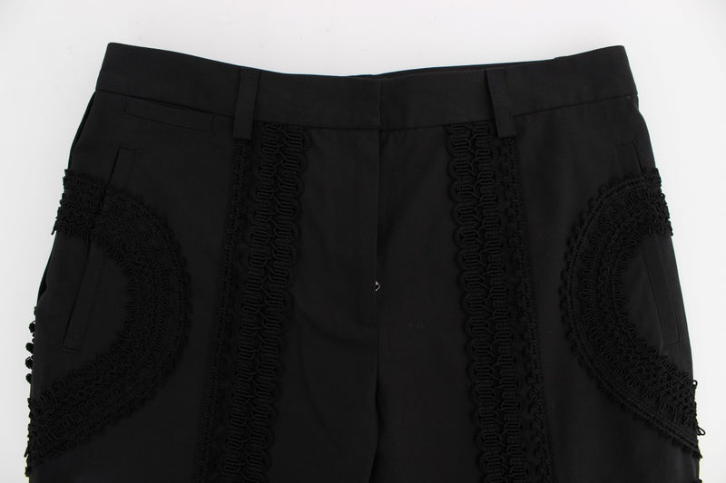 Pantalon élégant Black Torero Capri