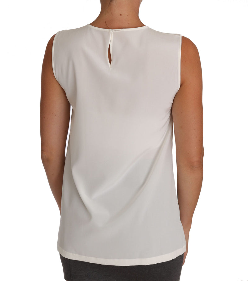 Blusa de seda con cristal encantada