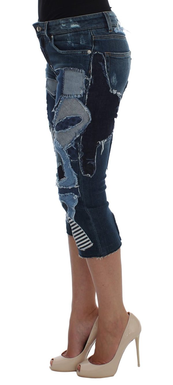 Shorts de jean chic de Blue Patchwork