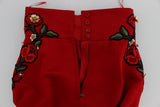 Mini pantalones cortos bordados de Rose Sicilian Rose