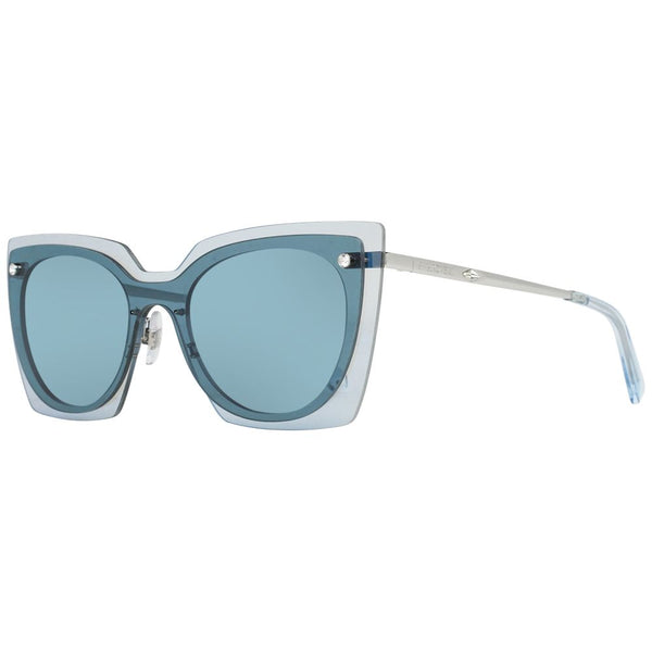 Blaue Frauen Sonnenbrille