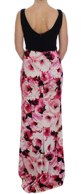 Floral Elegance Sheath Long Dress