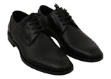 Chaussures habillées en cuir noir élégant