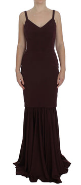 Elegantes Bordeaux -Scheidekleid