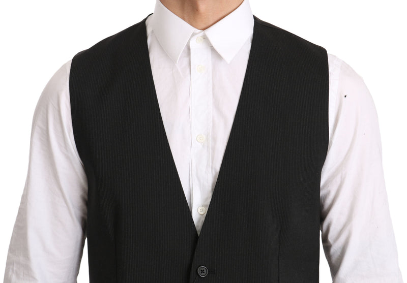 Elegante gilet formale grigio - adattamento regolare