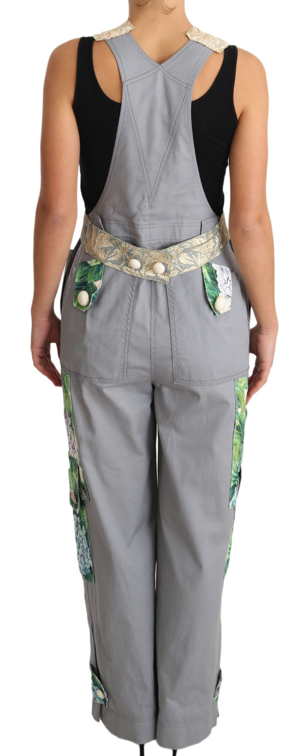 Exquisite florale Denim Overalls