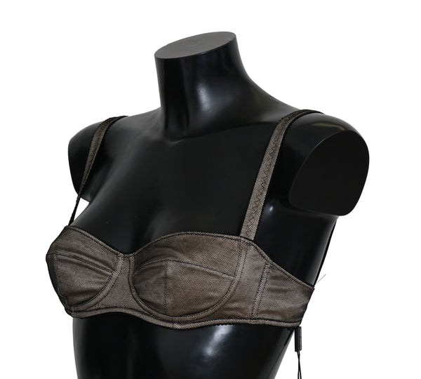 Κομψό Brown Stretch Bra Womens Yandwear