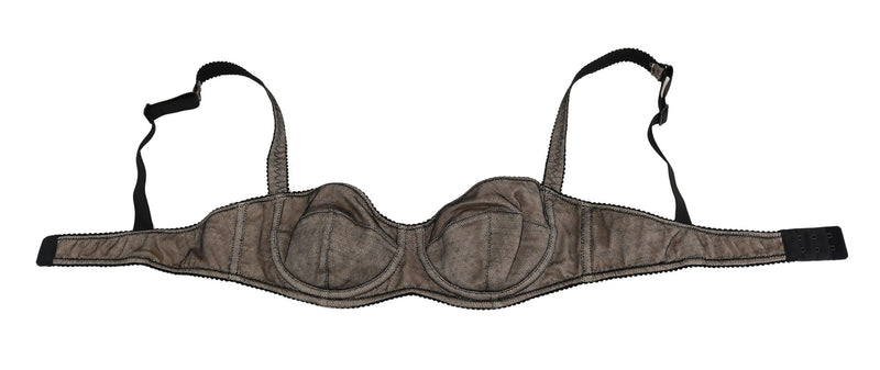 Elegante biancheria intima da donna tratto da stretching marrone