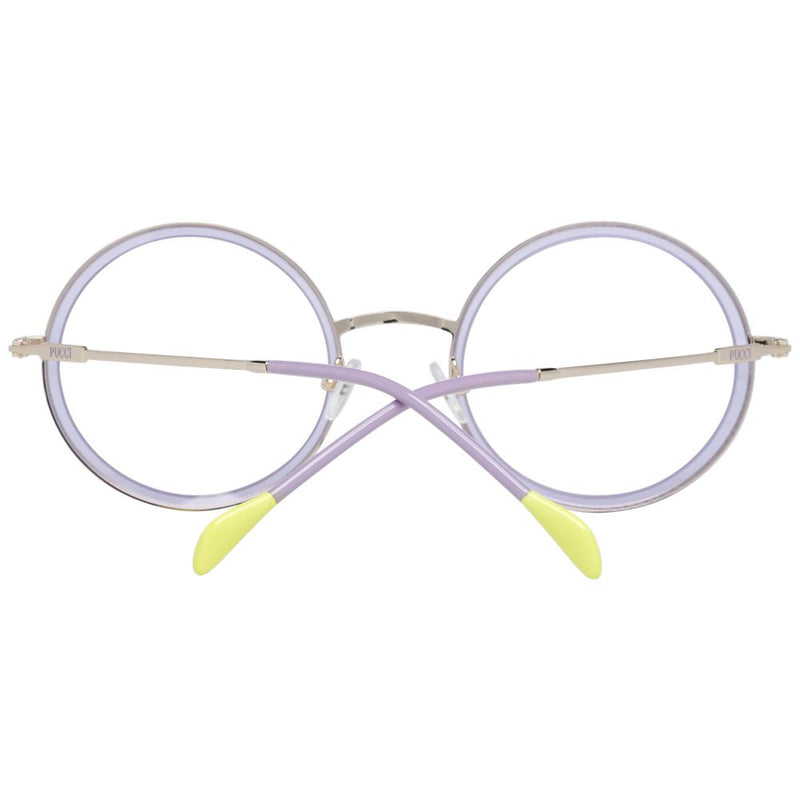 Cadres optiques des femmes violettes