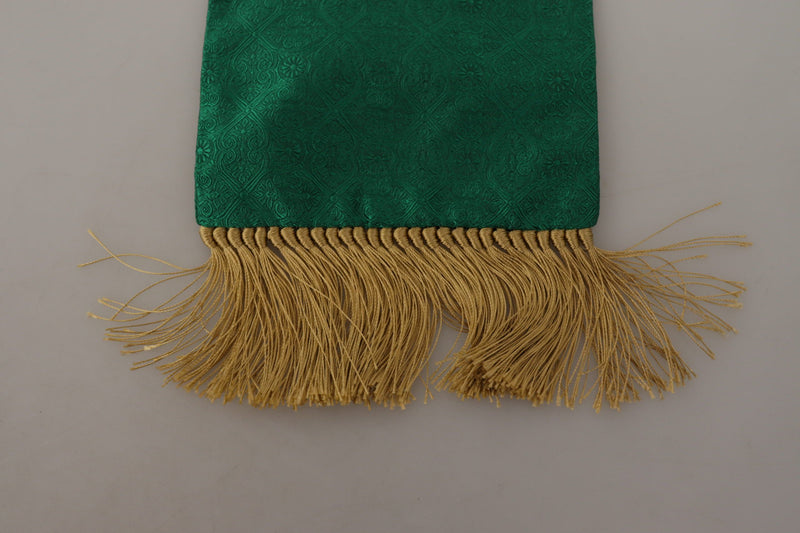 Élégant Silk vert mélange Écharpe masculine