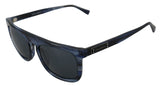 Elegante blaue Acetat -Sonnenbrille