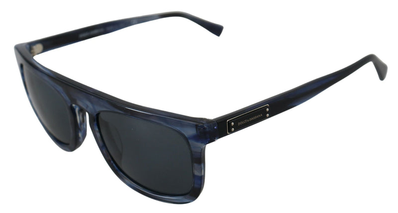 Eleganti occhiali da sole acetato blu