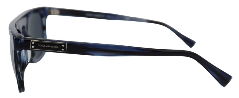 Eleganti occhiali da sole acetato blu