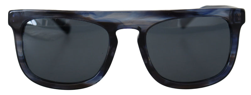 Elegante blaue Acetat -Sonnenbrille für Frauen