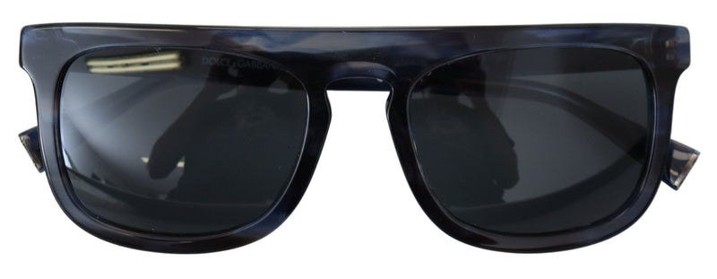 Elegantes gafas de sol de acetato azul para mujeres