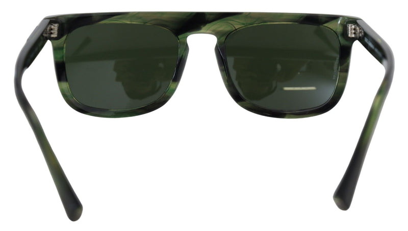 Gafas de sol de protección de rayos UV de color verde elegantes