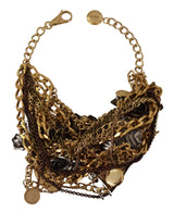 Collana di dichiarazione d'oro glamour siciliano