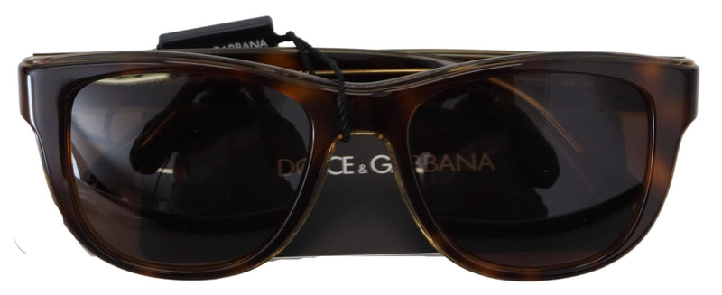 Occhiali da sole acetato marrone unisex chic