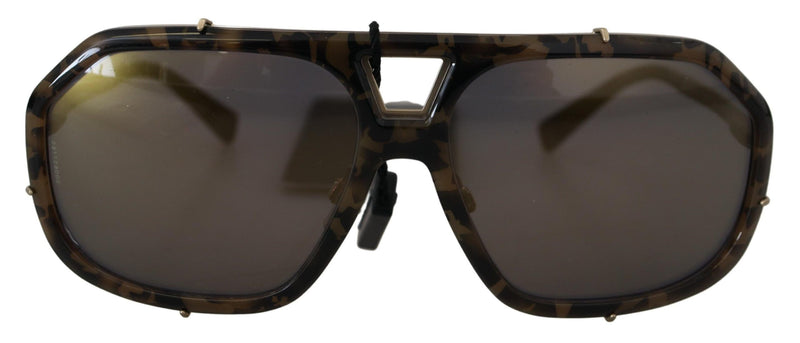 Chic Aviator Mirroring Occhiali da sole marroni