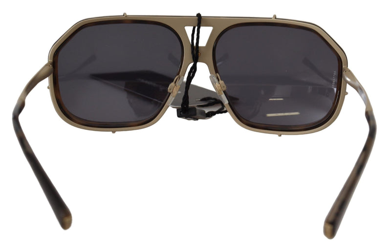 Chic Aviator spiegelte die braune Sonnenbrille aus