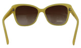 Chic gelbe Acetat -Gradienten Sonnenbrille