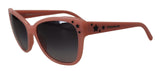 Elegante rosa Gradient Sonnenbrille