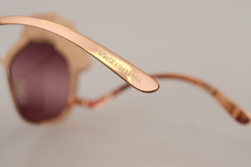 Lunettes de soleil brodées à paillettes de rose chic