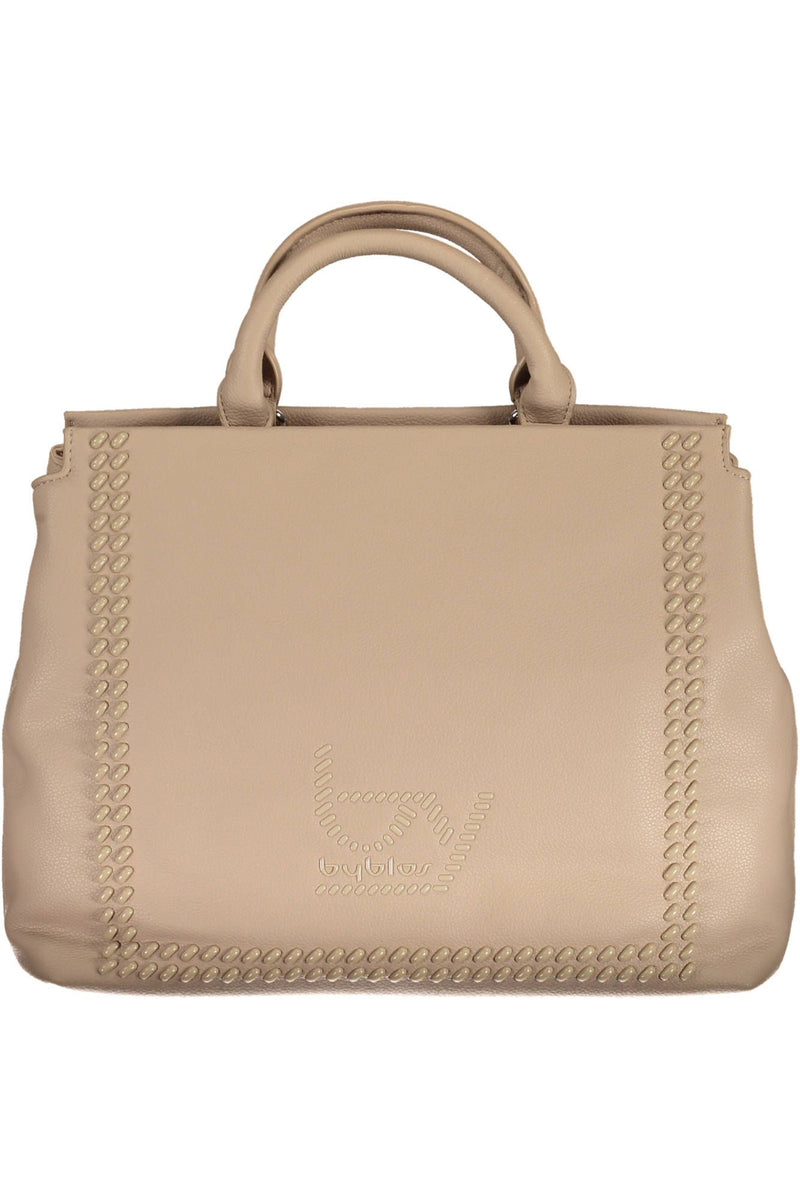 Beige Elegance Dual Fach Handtasche