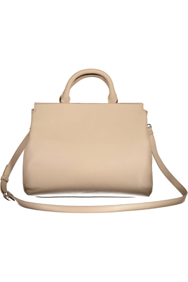 BEIGE ELEGANCE BOLSO DE COMPARTAMENTO DUAL