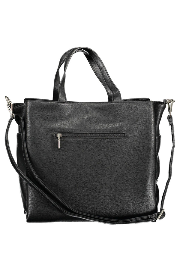 Chic Black Multi-Tocket-Handtasche