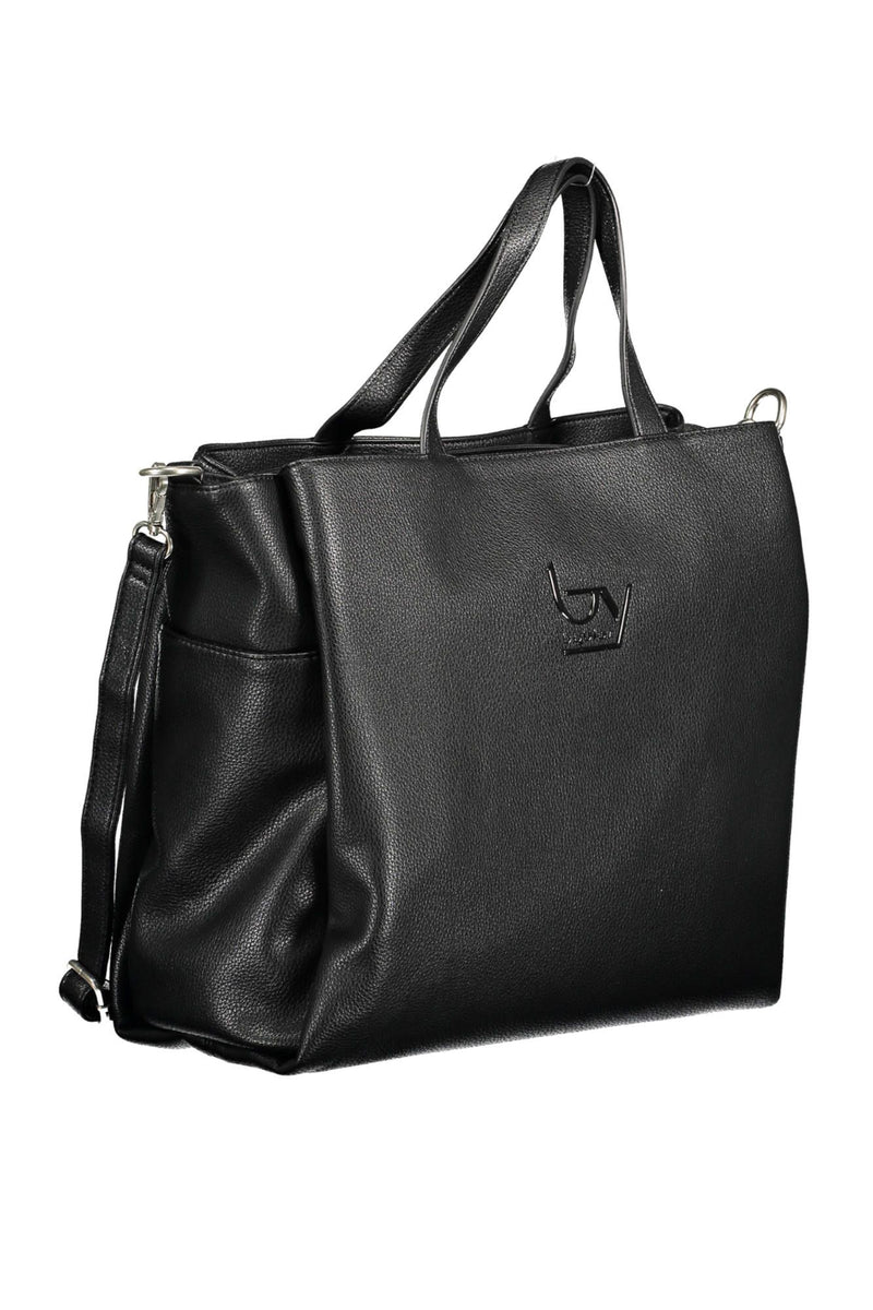 Chic Black Multi-Tocket-Handtasche