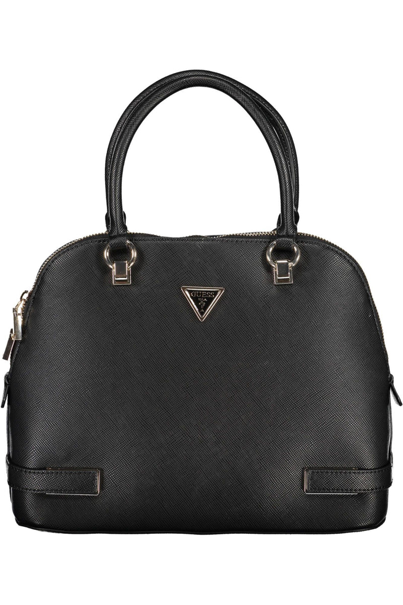 Chic Black Guess Handtasche mit kontrastierenden Details