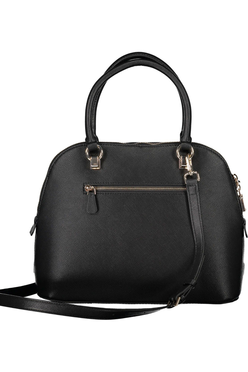 Chic Black Guess Handtasche mit kontrastierenden Details