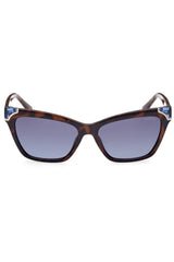 Chic Black Square Frame Sonnenbrille