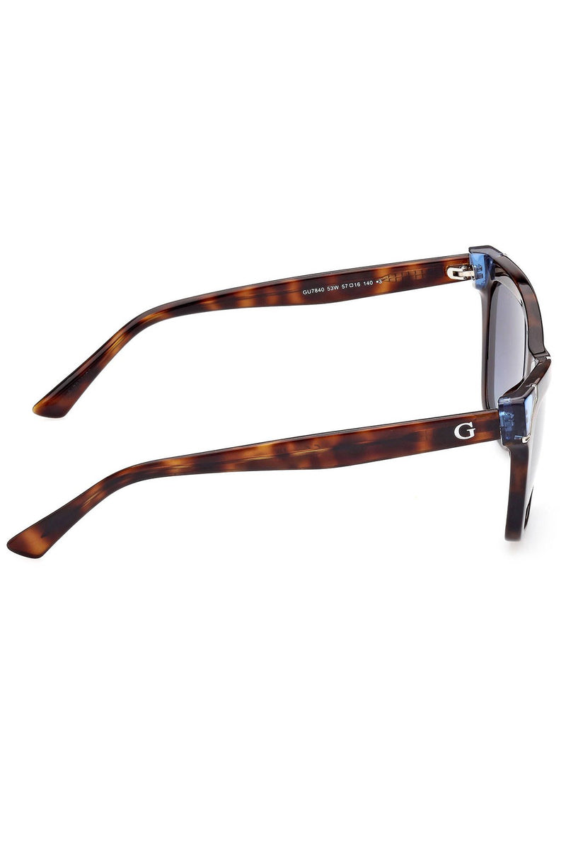 Chic Black Square Frame Sonnenbrille