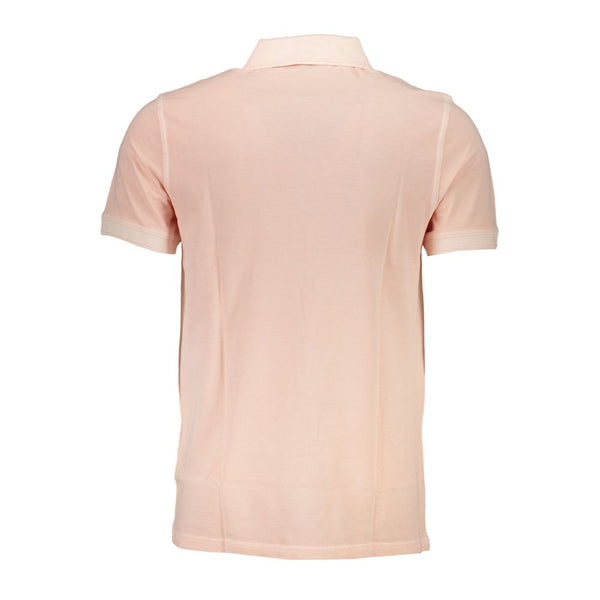 Polo rose élégant slim fit