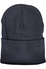 Cappello logo acrilico blu elevato