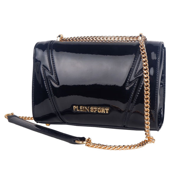 Chic Patent Effect Chain Shoulse Bag Shoulder