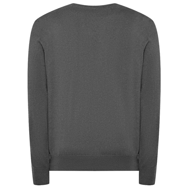 Maglione di cotone grigio