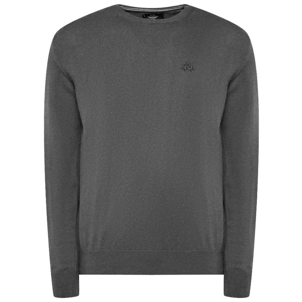 Maglione di cotone grigio