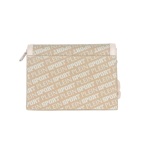 Pastel Pink Polyamide Crossbody Bag