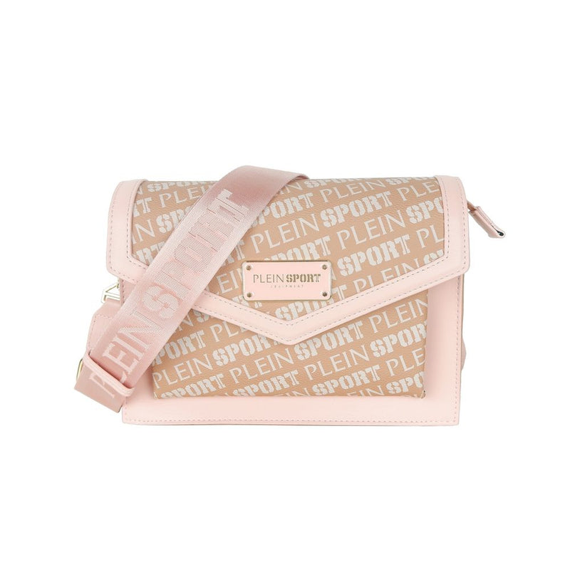 Pastell rosa Polyamid -Crossbody -Tasche