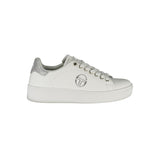 Sneaker in poliestere bianco