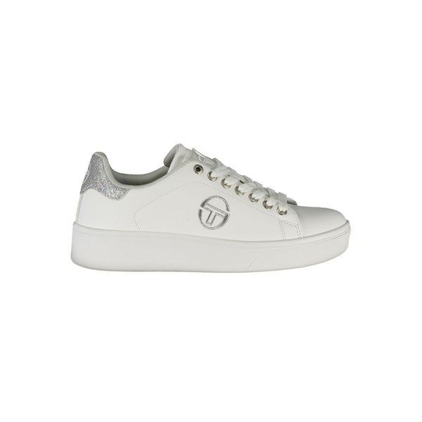 Sneaker in poliestere bianco