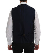 Blue STAFF Wool Stretch Vest