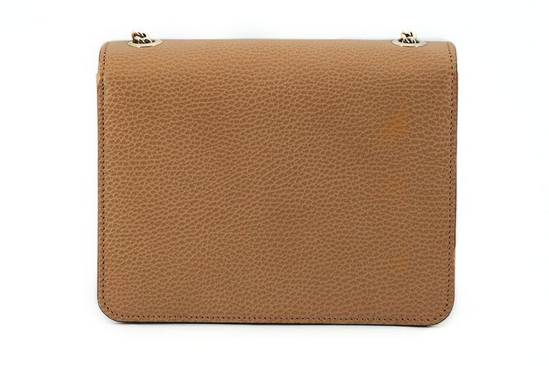 Elegante bolso de hombro beige con GG Snap